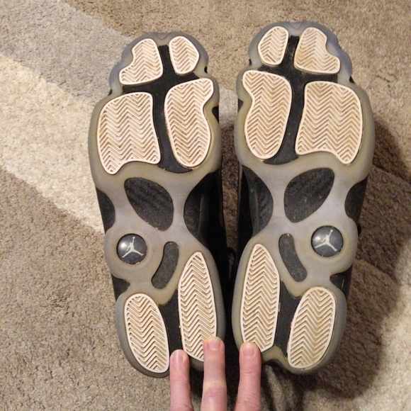 ****SOLD**** Men's size 13 Air Jordan 6 black n Gray - Picture 3 of 6